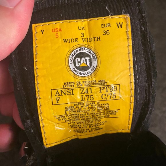 Caterpillar Alaska 2.0 Steel Toe Work Boots - Size 5 - Picture 9 of 9